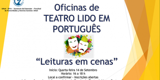 Teatro leído en portugués: inscripciones abiertas