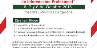 Conferencia de Prensa sobre las XXV Jornadas Nacionales de la Red Universitaria de Educación Especial RUEDES