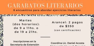 Taller de escritura “garabatos literarios” con Daniel Acosta