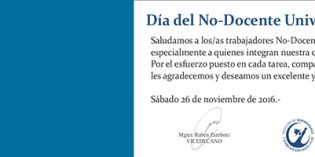 Día del Trabajador No Docente Universitario Día del Trabajador No Docente Universitario