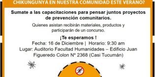 “Chau mosquito”: Capacitación sobre dengue, zika, y chikunguya en la FHyCS-UNaM “Chau mosquito”: Capacitación sobre dengue, zika, y chikunguya en la FHyCS-UNaM