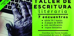 Taller de escritura literaria en la FHyCS-UNaM Taller de escritura literaria en la FHyCS-UNaM