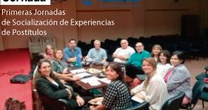 La FHyCS realizará las “Primeras Jornadas de Socialización de Experiencias de Postítulos” La FHyCS realizará las “Primeras Jornadas de Socialización de Experiencias de Postítulos”