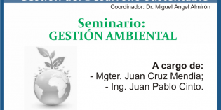 Se realizará un curso sobre gestión ambiental en la FHyCS Se realizará un curso sobre gestión ambiental en la FHyCS