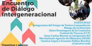 Circuito por la memoria: realizarán el segundo encuentro de diálogo intergeneracional Circuito por la memoria: realizarán el segundo encuentro de diálogo intergeneracional
