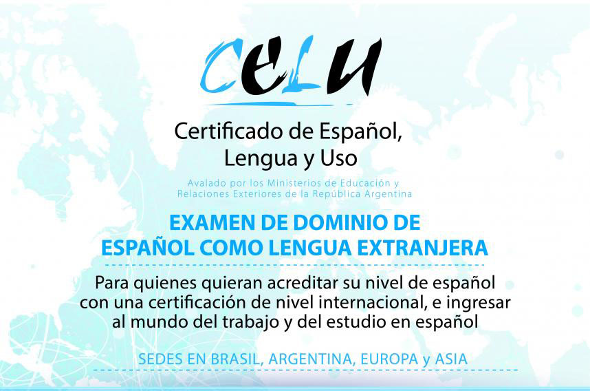 Próximo examen CELU 2022 (certificación de español)
