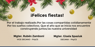 Cierre 2017: El equipo de gestión de la FHyCS agradece el acompañamiento de toda la comunidad universitaria Cierre 2017: El equipo de gestión de la FHyCS agradece el acompañamiento de toda la comunidad universitaria