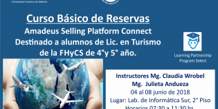 Brindarán Curso de AMADEUS en la FHyCS Brindarán Curso de AMADEUS en la FHyCS