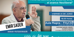 El sociólogo brasileño Emir Sader ofrecerá una conferencia en la UNaM