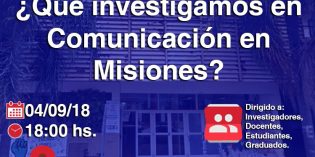 Realizarán el “Conversatorio: ¿Qué investigamos en Comunicación en Misiones?