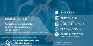 Capacitarán sobre gestión de información académica, científica y tecnológica Capacitarán sobre gestión de información académica, científica y tecnológica