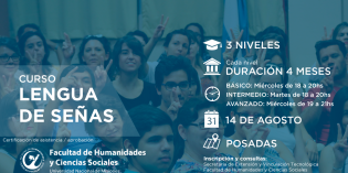 Comienza en la FHyCS el curso de Lengua de Señas, con tres niveles Comienza en la FHyCS el curso de Lengua de Señas, con tres niveles