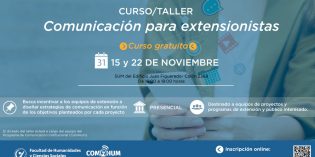 Brindarán herramientas de comunicación a extensionistas Brindarán herramientas de comunicación a extensionistas