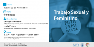 Charla-Debate: “Trabajo Sexual y Feminismo” Charla-Debate: “Trabajo Sexual y Feminismo”