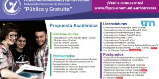 Amplia propuesta educativa en la Facultad de Humanidades y Ciencias Sociales Amplia propuesta educativa en la Facultad de Humanidades y Ciencias Sociales