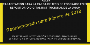 Reprograman el Taller “Capacitación para la carga de tesis de posgrado en el repositorio digital institucional de la UNaM” Reprograman el Taller “Capacitación para la carga de tesis de posgrado en el repositorio digital institucional de la UNaM”