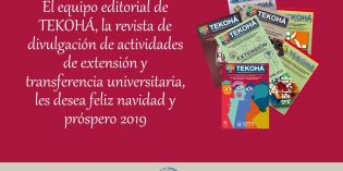 Salutación de la Revista de Extensión de “Tekohá” de la FHyCS-UNaM Salutación de la Revista de Extensión de “Tekohá” de la FHyCS-UNaM