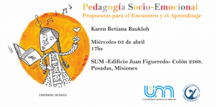 Presentarán libro sobre educación emocional en la FHyCS Presentarán libro sobre educación emocional en la FHyCS
