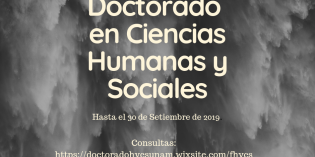 Pre-Inscripciones 2019 para el Doctorado en Ciencias Humanas y Sociales Pre-Inscripciones 2019 para el Doctorado en Ciencias Humanas y Sociales