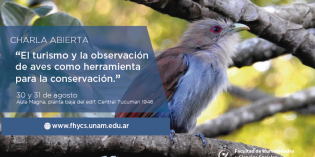 Charla sobre potencialidades del turismo y la observación de aves en la FHyCS