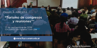 Realizarán charla sobre turismo de congresos y reuniones en la FHyCS Realizarán charla sobre turismo de congresos y reuniones en la FHyCS