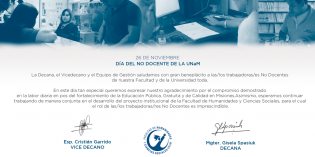 La FHyCS saluda a las trabajadoras y los trabajadores No Docentes La FHyCS saluda a las trabajadoras y los trabajadores No Docentes