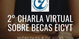 Humanidades invita a la segunda charla sobre Becas EICyT 2020 Humanidades invita a la segunda charla sobre Becas EICyT 2020