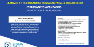Llamado a tres pasantías rentadas para estudiantes de Trabajo Social Llamado a tres pasantías rentadas para estudiantes de Trabajo Social