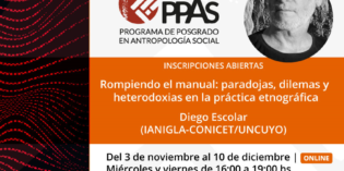 Abiertas las inscripciones al seminario de posgrado sobre la práctica etnográfica Abiertas las inscripciones al seminario de posgrado sobre la práctica etnográfica