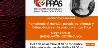 Abiertas las inscripciones al seminario de posgrado sobre la práctica etnográfica