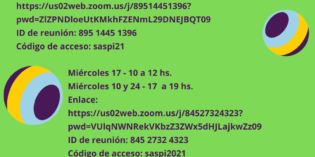 Miércoles de Saspi por zoom Miércoles de Saspi por zoom