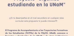 Convocatoria para desempeñarse como Tutores Docentes en el marco del Proyecto Sigamos estudiando de la UNaM Convocatoria para desempeñarse como Tutores Docentes en el marco del Proyecto Sigamos estudiando de la UNaM