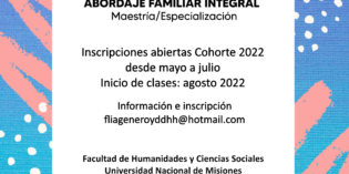 Está abierta la inscripción al Posgrado en Abordaje Familiar Integral Está abierta la inscripción al Posgrado en Abordaje Familiar Integral