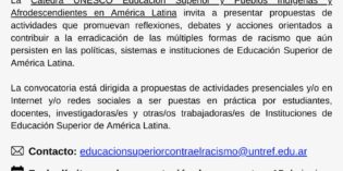 CAMPAÑA PARA LA ERRADICACIÓN DEL RACISMO EN LA EDUCACIÓN SUPERIOR EN AMÉRICA LATINA CAMPAÑA PARA LA ERRADICACIÓN DEL RACISMO EN LA EDUCACIÓN SUPERIOR EN AMÉRICA LATINA