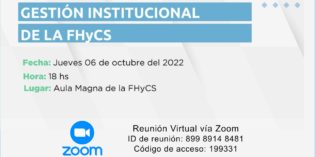 Presentan plan para fortalecer espacios intitucionales en la FHyCS Presentan plan para fortalecer espacios intitucionales en la FHyCS