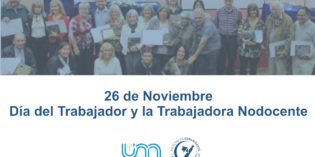 El 26 de noviembre se celebra el Día de las y los Nodocentes Universitarios en Argentina El 26 de noviembre se celebra el Día de las y los Nodocentes Universitarios en Argentina