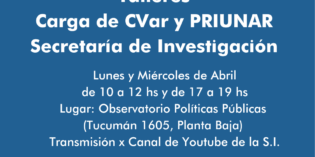 Inician los Talleres de carga de CVar para el Proceso de Categorización