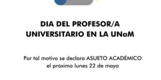 Día del Profesor/a Universitario en la UNaM Día del Profesor/a Universitario en la UNaM