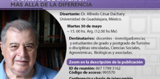 Disertarán sobre “Turismo de internación y turismo interior, más allá de la diferencia” Disertarán sobre “Turismo de internación y turismo interior, más allá de la diferencia”