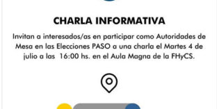 Convocatoria para ser Autoridades de Mesa en las PASO Convocatoria para ser Autoridades de Mesa en las PASO