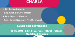 Charla: Proyectos y Trabajos de Ciencia y Tecnología 2024 con financiamiento UNaM Charla: Proyectos y Trabajos de Ciencia y Tecnología 2024 con financiamiento UNaM