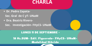 Charla:  Proyectos y Trabajos de Ciencia y Tecnología 2024 con financiamiento UNaM