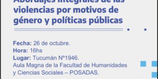 Conversatorio “Abordajes de las violencias por motivos de género y políticas públicas” Conversatorio “Abordajes de las violencias por motivos de género y políticas públicas”