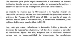Emergencia presupuestaria en la UNaM Emergencia presupuestaria en la UNaM
