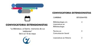 Convocatoria para ser extensionistas Convocatoria para ser extensionistas