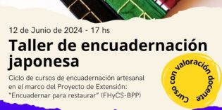 Taller de encuadernación japonesa Taller de encuadernación japonesa