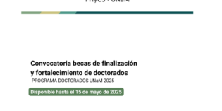 Convocatoria Becas de Finalización y Fortalecimiento de Doctorados Convocatoria Becas de Finalización y Fortalecimiento de Doctorados