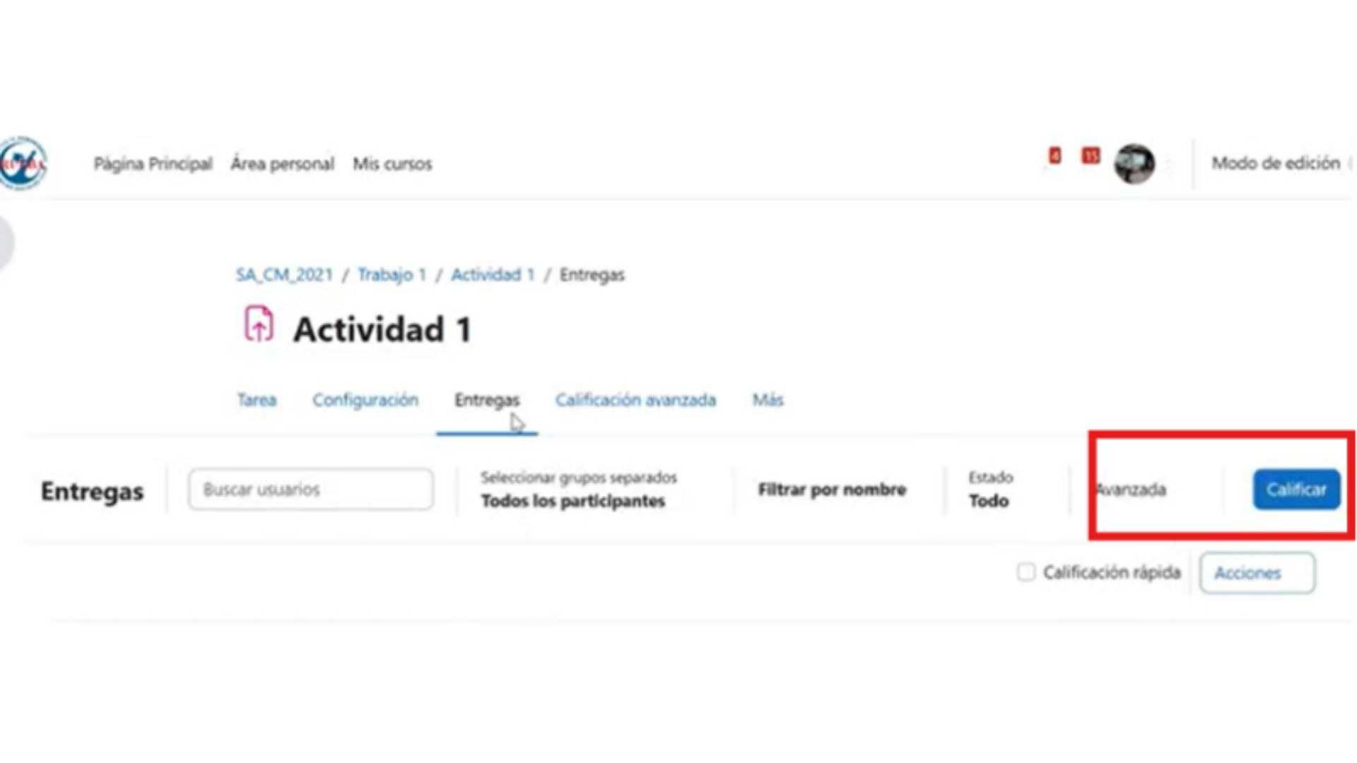 ¿Cómo calificar estudiantes en las Aulas Virtuales Moodle? – FHYCS Virtual