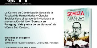 Presentarán el libro “Somoza en Paraguay. Vida y muerte de un dictador”, escrito por una egresada de Comunicación