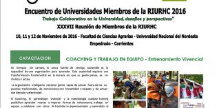 Encuentro de universidades miembros de la Red Interuniversitaria de Recursos Humanos y Capacitación continua – RIURHC